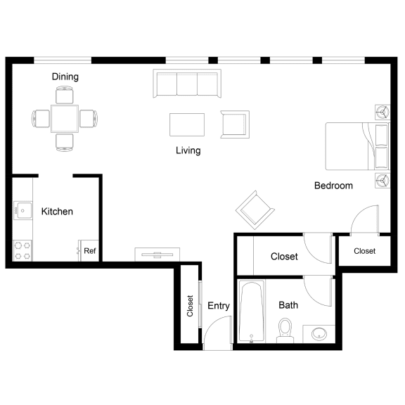 Spacious Apartments for Rent in Ballston Arlington VA Floor Plans